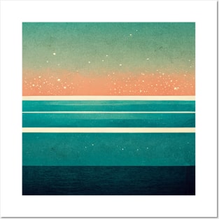 Ocean Abstract Posters and Art